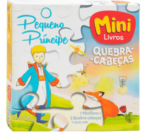 O Pequeno Principe Mini-Livro com 3 Quebra-Cabeças